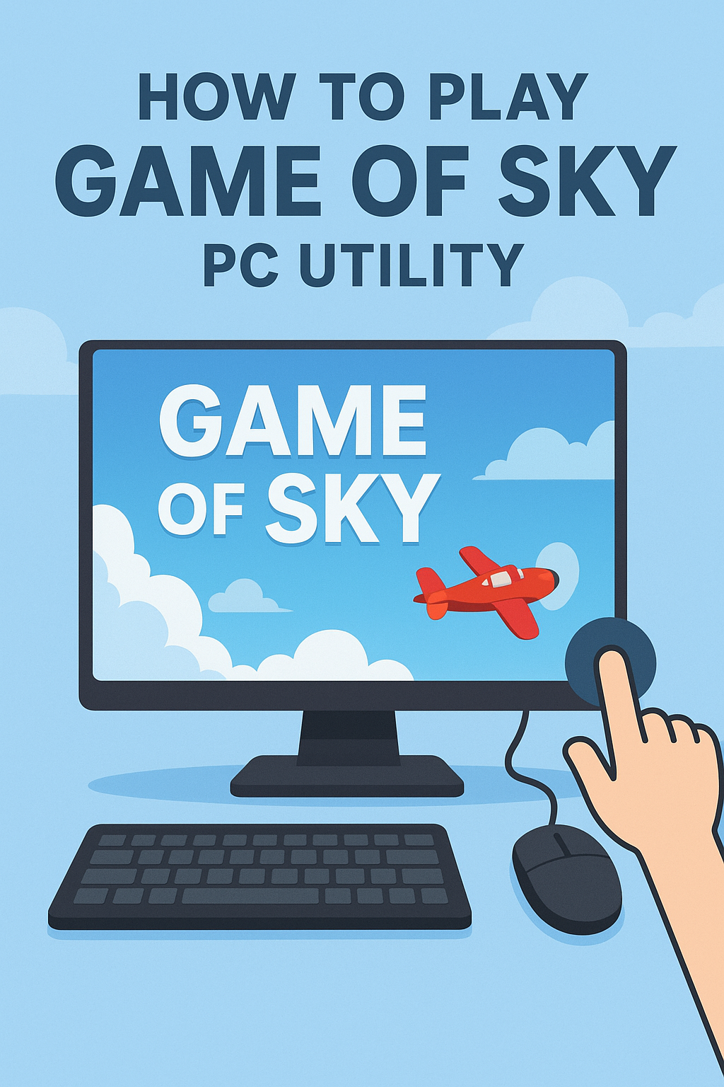 como jogar game of sky pc usitility